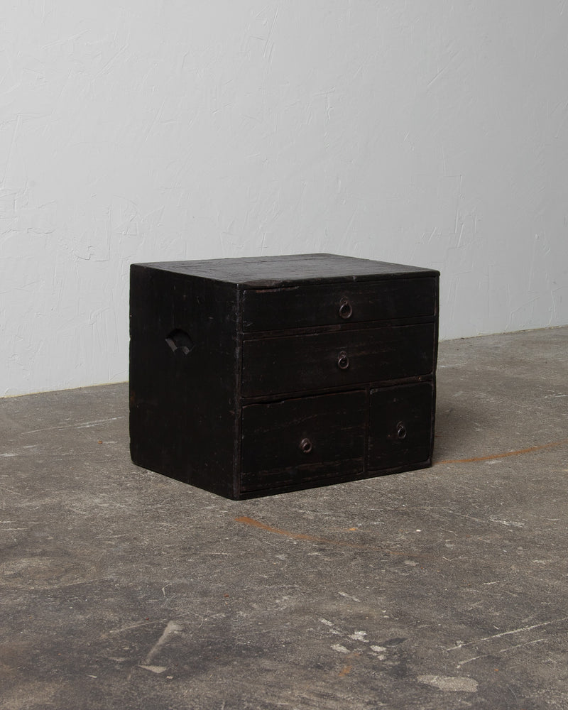 
                  
                    Small Old Black Tansu
                  
                