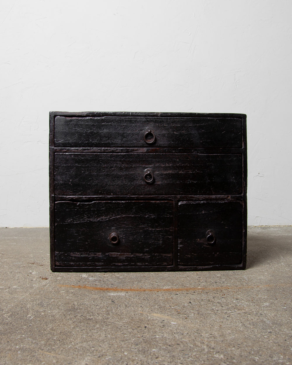 Small Old Black Tansu