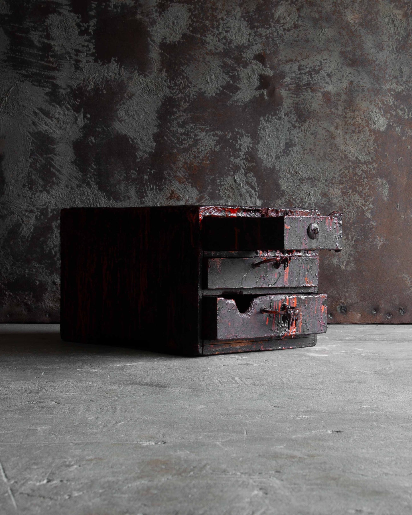 
                  
                    Old Abstract lacquer Drawer
                  
                