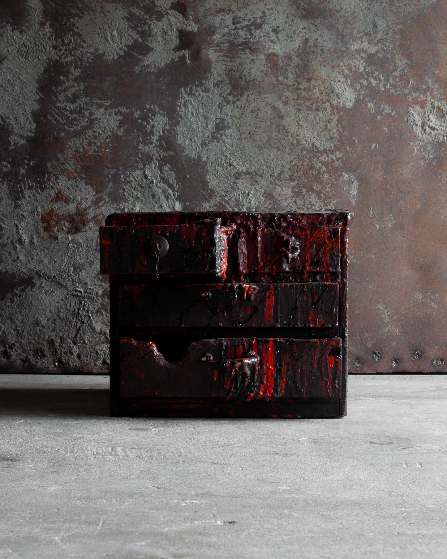 
                  
                    Old Abstract lacquer Drawer
                  
                