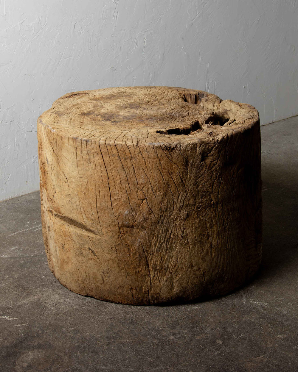 Old Round Primitive Table