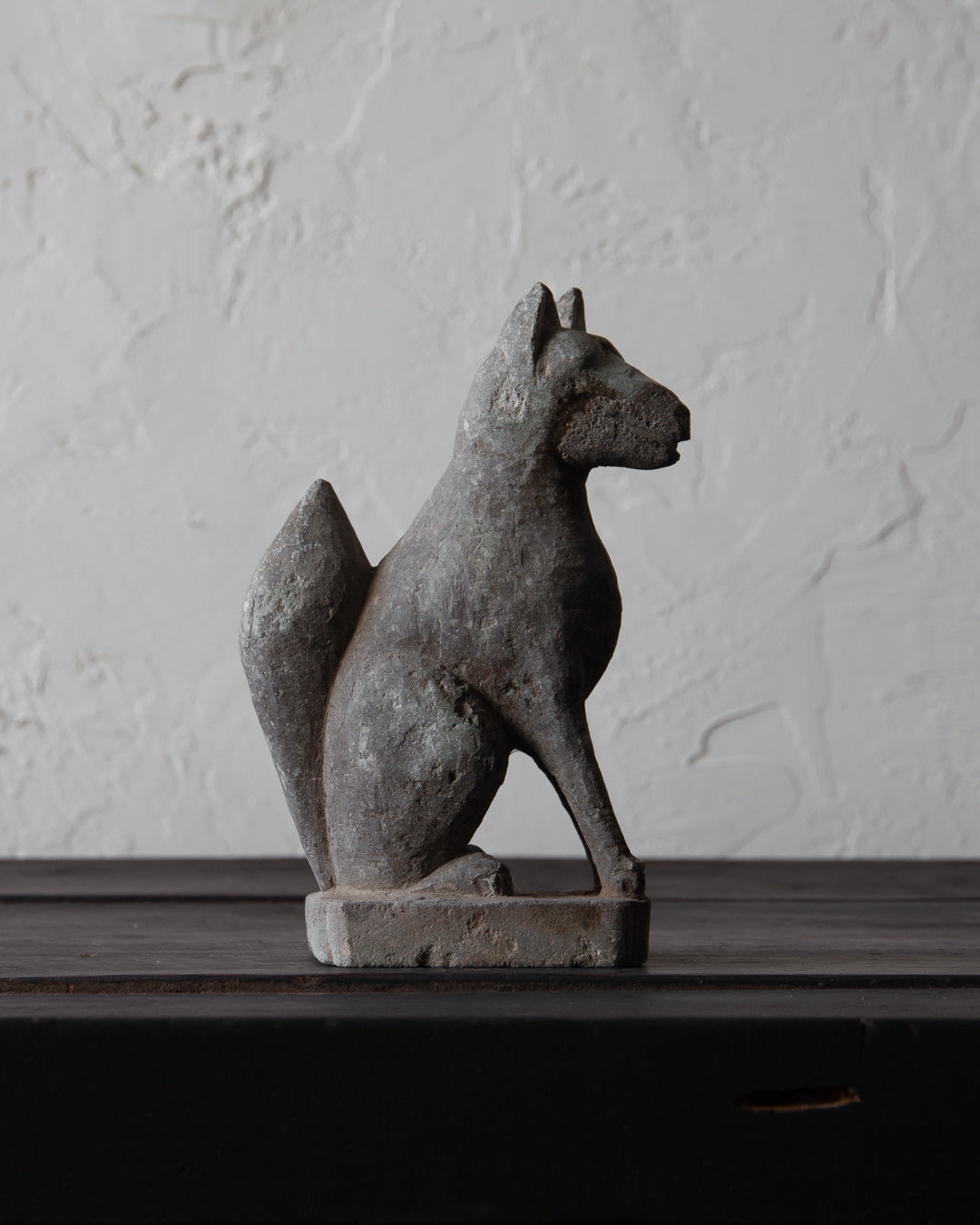 
                  
                    Pair of Hand Carved Stone Fox "Inari"
                  
                